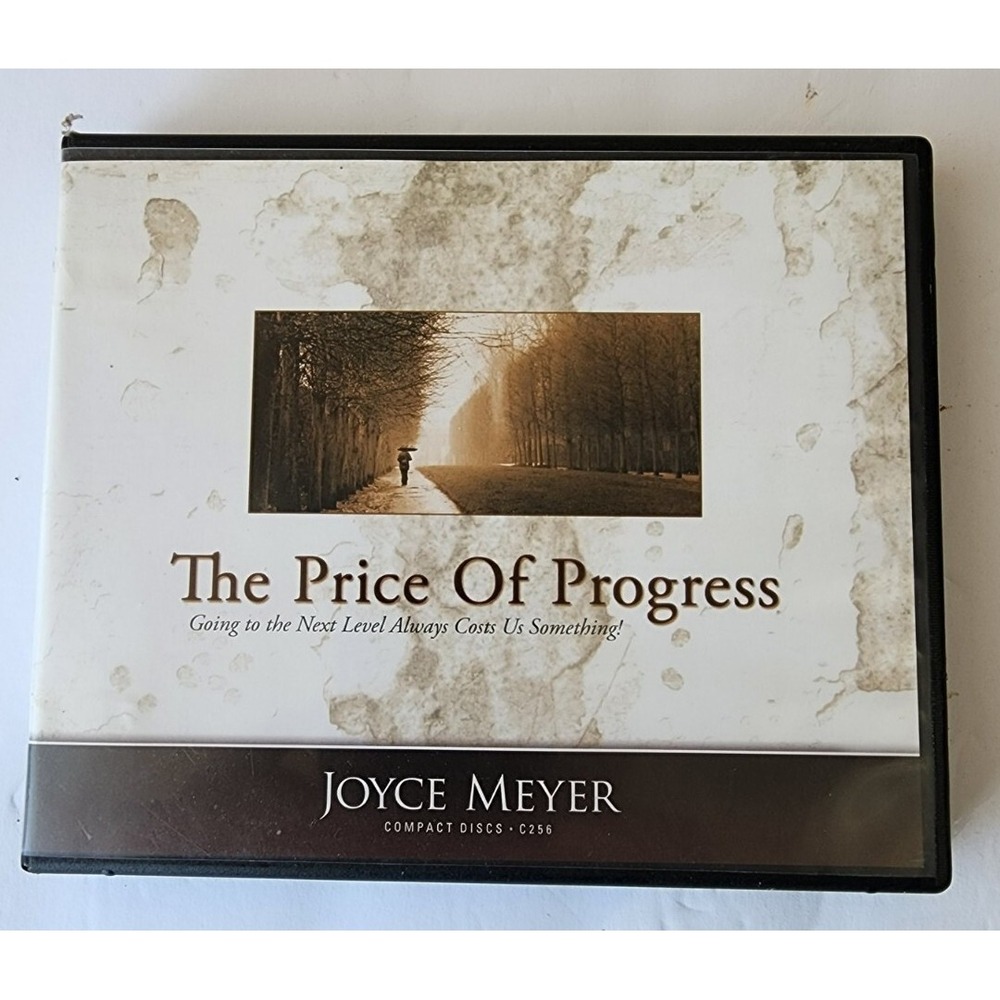 Joyce Meyer The Price of Progress 4 CD set Christian inspirational teaching